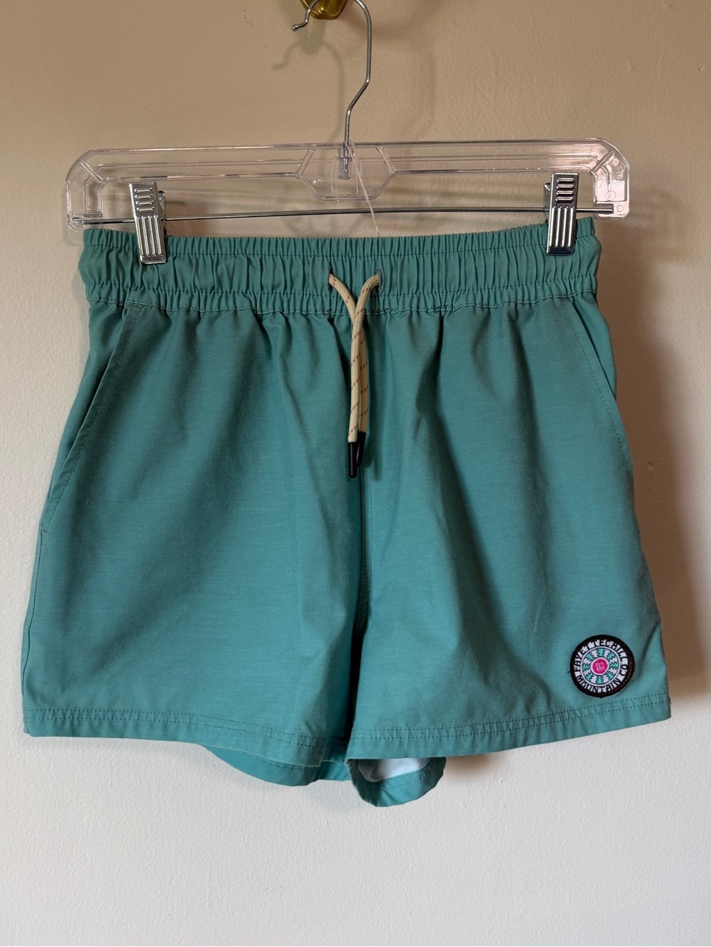 FayetteChill teal baggies active hiking with pockets cotton blend size XS/S
